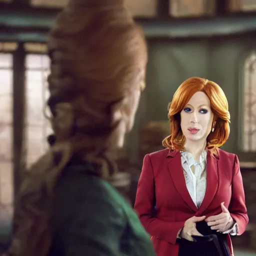 Prompt: stunning portrait painting of news anchorwoman liz claman reporting from rivendell interviewing arwen, lord of the rings movie, by daniella zalcman, directed by peter jackson, highly detailed, canon eos r 3, f / 1. 4, iso 2 0 0, 1 / 1 6 0 s, 8 k, raw, symmetrical balance