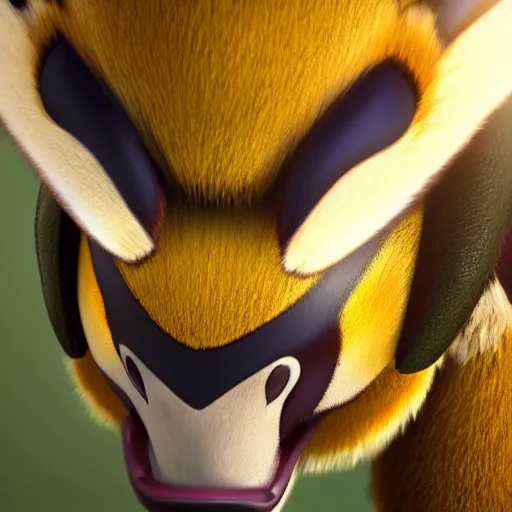 Prompt: photography of a realistic beedrill animal, ultra detailed, 8 k, cinematic lighting, natural background, trending on artstation, pokemon