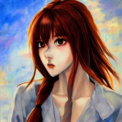 Image similar to malise kurisu, oil painting, cute, hdr, 4 k