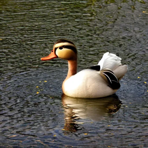 Image similar to duck that has arms for wings