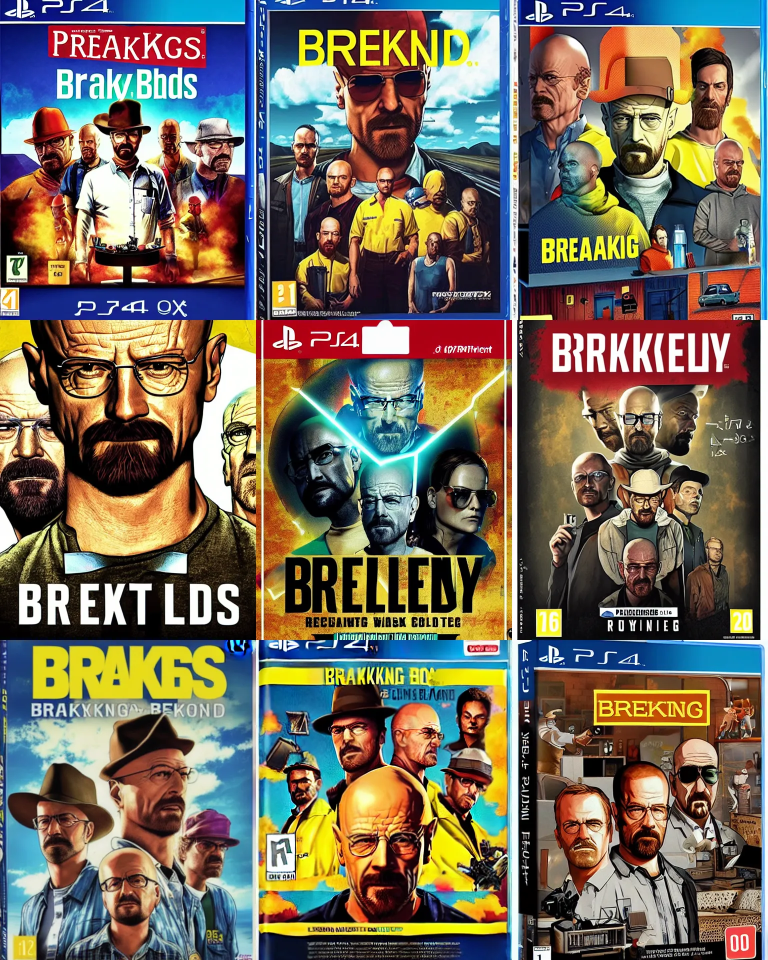 Modsigelse motor Stillehavsøer box art for a playstation 4 game about breaking bad, | Stable Diffusion |  OpenArt