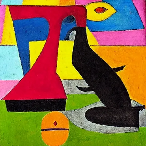 Prompt: Art by Rufino Tamayo