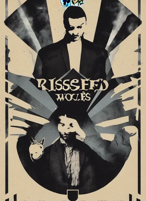 Image similar to ашдь raised by wolves alternative poster