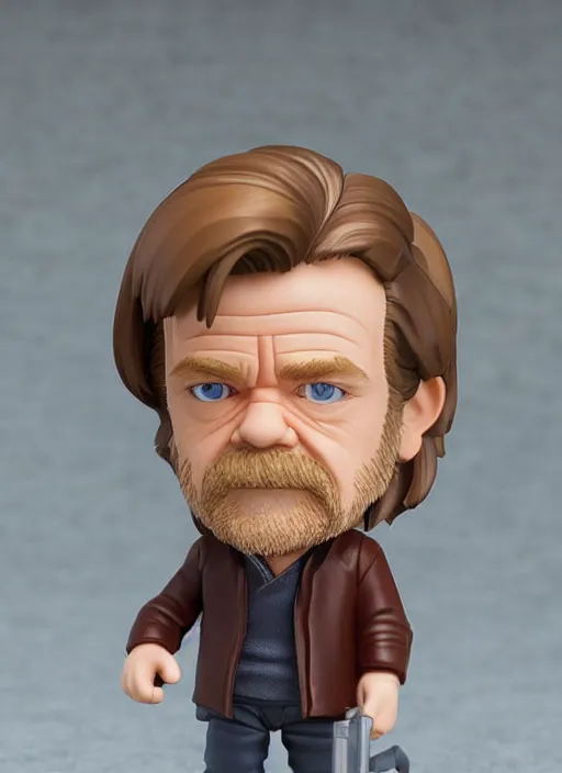 Image similar to william h. macy, an nendoroid of william h. macy figurine, realistic face, detailed product photo
