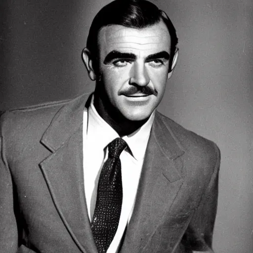 Image similar to a young sean connery