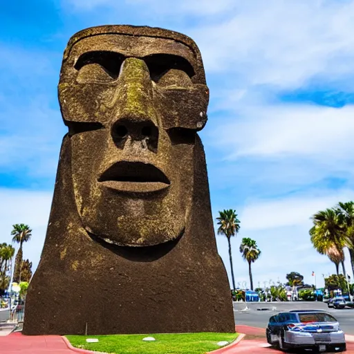 Image similar to Moai statue in Long Beach, LA