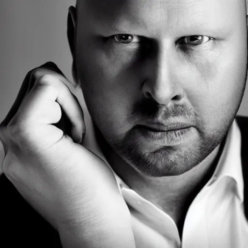 Prompt: portrait of marc andreessen by erwin olaf