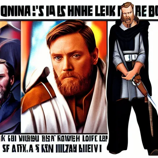 Image similar to obi - wan kenobi is a high ranking member of the italian mafia, 4 k, detailed