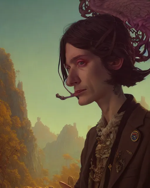 Prompt: highly detailed surreal vfx portrait of a stonepunk grim reaper, stephen bliss, unreal engine, greg rutkowski, loish, rhads, beeple, makoto shinkai and lois van baarle, ilya kuvshinov, rossdraws, tom bagshaw, alphonse mucha, global illumination, detailed and intricate environment