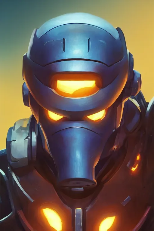 Image similar to epic mask helmet robot ninja portrait stylized as fornite style game design fanart by concept artist gervasio canda, behance hd by jesper ejsing, by rhads, makoto shinkai and lois van baarle, ilya kuvshinov, rossdraws global illumination radiating a glowing aura global illumination ray tracing hdr render in unreal engine 5