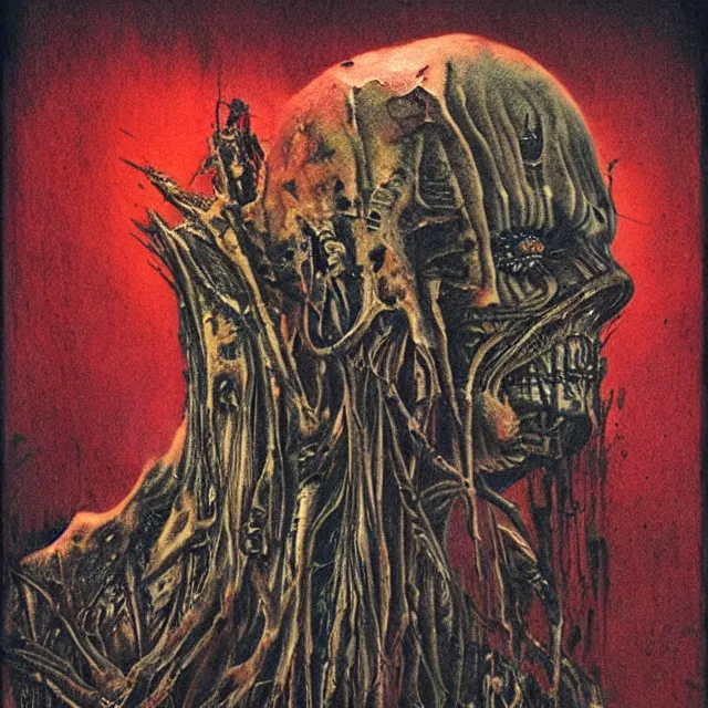 Image similar to dark tattoo, acid rich colors, giger beksinski gammell horror king chaos, bleeding colors, big budget movie scene, horror reality, award winning photograph, cinematic lighting, realistic!, hyperrealism, realistic refine flavor, real polaroid picture