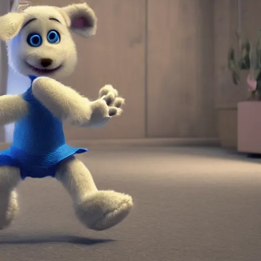 Prompt: cute puppy dancing, pixar, smooth, disney, soft, octane render