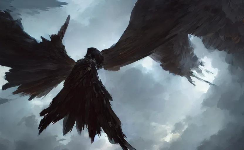 Image similar to Extended wings, elegant, volumetric lighting, digital painting, highly detailed, artstation, sharp focus, illustration, concept art, ruan jia, steve mccurry