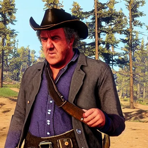 Image similar to “Jeremy Clarkson in Red Dead Redemption 2”