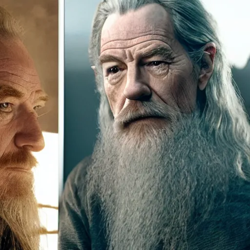 Image similar to Bryan Cranston as Gandalf
