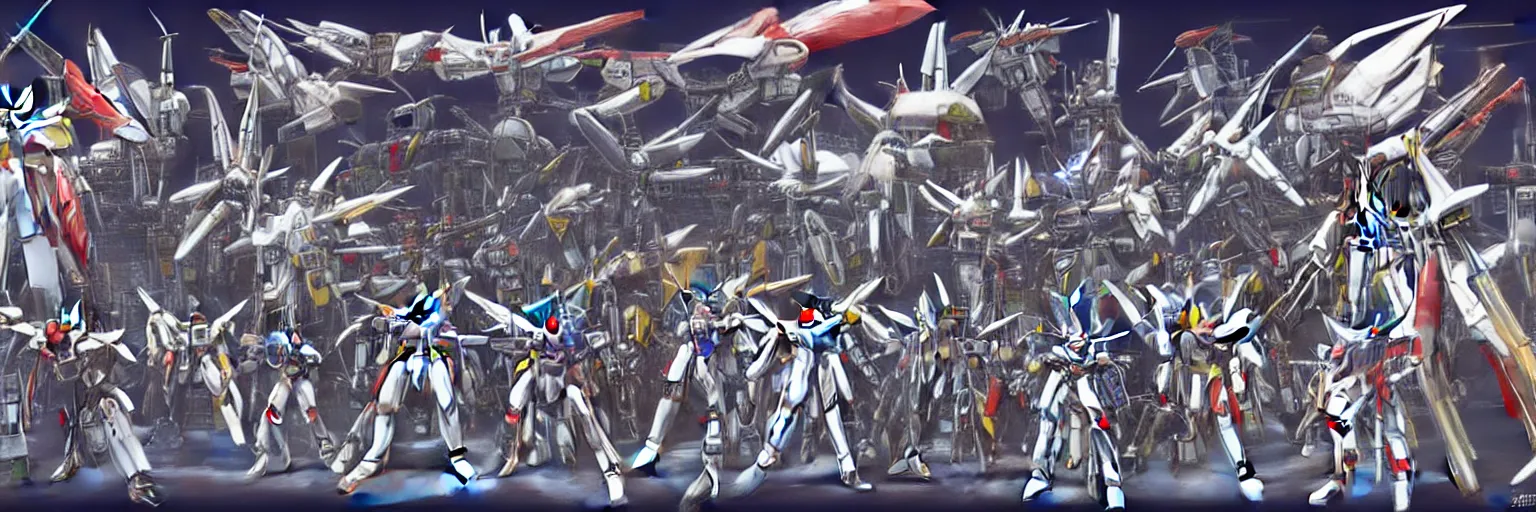 Image similar to Gundam Factory by Yoshitake amano