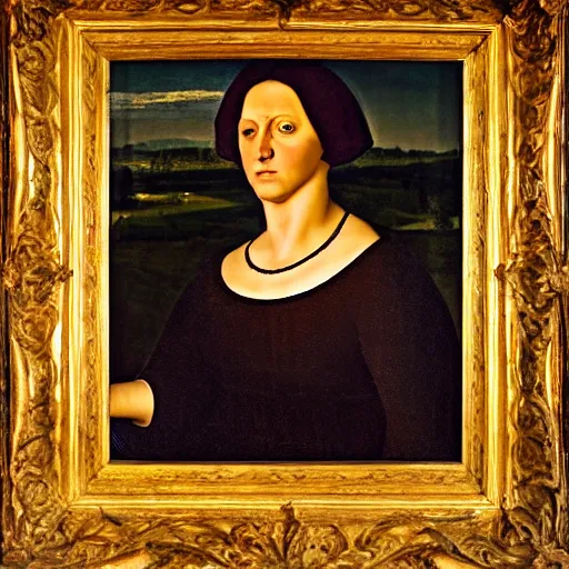 Prompt: a 1 8 th painting of a giovanna d'arco during her death, with a suffering face, medium shot, sunsest golden hour