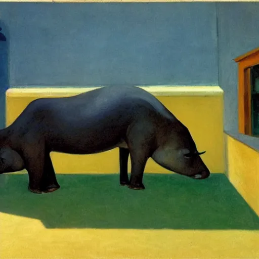 Image similar to Tapir by Edward hopper