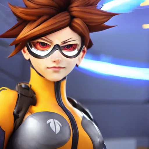 Prompt: tracer from overwatch