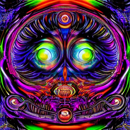 Prompt: crazy highly detailed digital art clocks for eyes psychedelic album cover