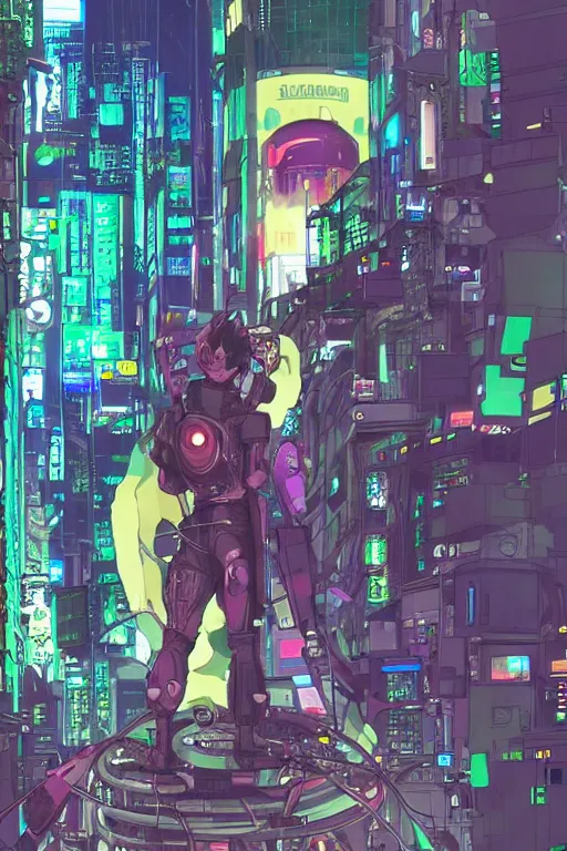 Image similar to beautiful cyberpunk anime style illustration of Shrek Shrek Shrek (!!!!) seen in a tech labor with her back open showing a complex mess of cables and wires, by masamune shirow and katsushiro otomo, studio ghibli color scheme