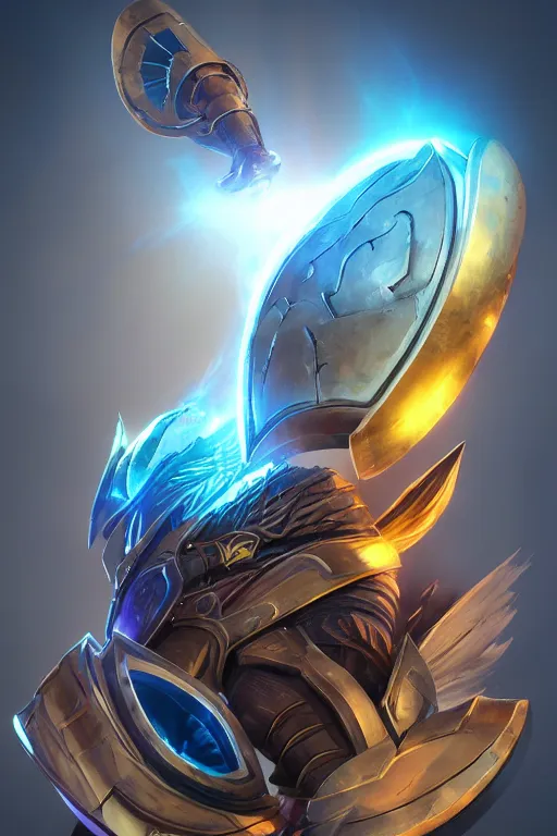 Image similar to shield fantasy epic legends game icon stylized digital illustration radiating a glowing aura global illumination ray tracing hdr fanart arstation by ian pesty and katarzyna da „ bek - chmiel