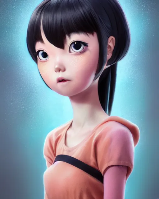 Prompt: an epic comic book style full body portrait painting of feminine hinata bubble head, elegant, character design by Mark Ryden and Pixar and Hayao Miyazaki, unreal 5, DAZ, hyperrealistic, octane render, cosplay, RPG portrait, dynamic lighting, intricate detail, summer vibrancy, cinematic