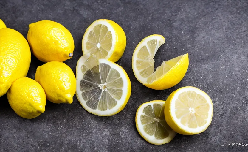 Image similar to lemons and diamonds, product photography