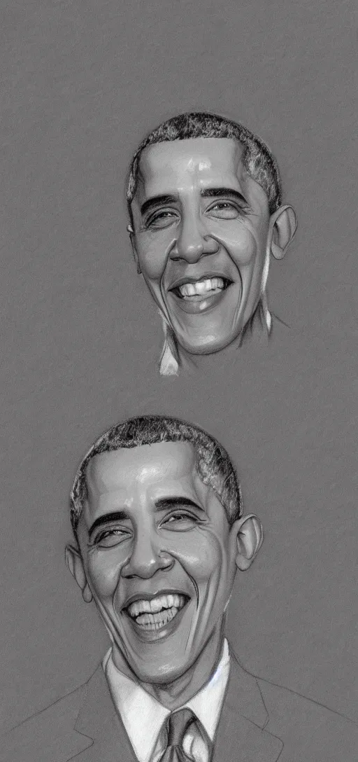 Image similar to barack obama drawing by steve huston, wallpaper