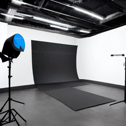 Prompt: nike air carbon fibre product photo studio lighting