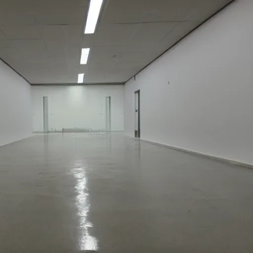 Prompt: the big empty room, liminal space