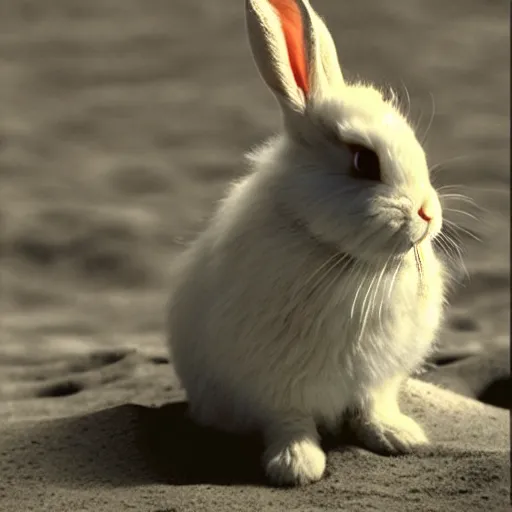 Image similar to rabbit on the moon