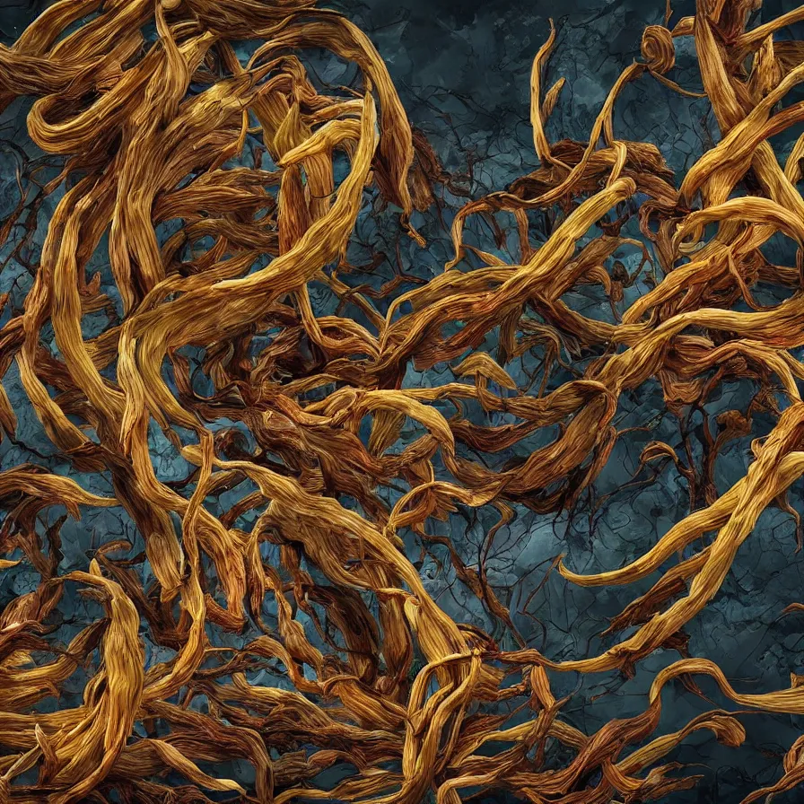 Prompt: Detailed rendering and digital dynamic painting of brown dead withered corns falling all around electric tornadoes, vibrant and vivid, smooth, soft, dark, bright, heavenly, elegant, swirls, twirling, twisted, cinematic, unreal, high contrast, HDR, 4k, artstation, cgsociety, magical, mystical, mystifying, obscure, perplexing, zbrush, octane, hyperrealistic