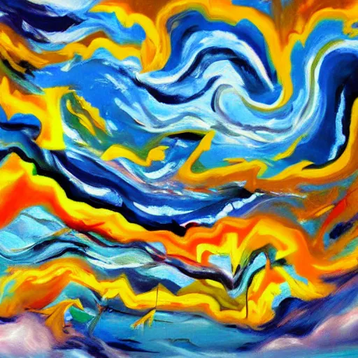 Image similar to 🌀🌩️⚡🎨🖌️