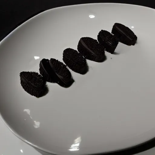 Image similar to Alinea dish Toreo - it's toro tuna that looks exactly like an oreo