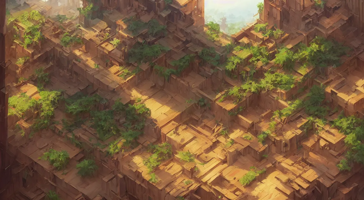 Prompt: wood wall fortress arabian marketplace fabric greeble block jungle dirt ground global illumination ray tracing hdr official fanart behance hd artstation by jesper ejsing, by rhads, makoto shinkai and lois van baarle, ilya kuvshinov, rossdraws