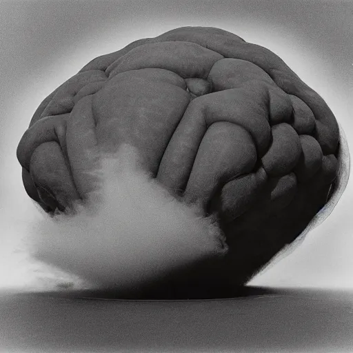 Prompt: Harold Edgerton photograph of an enormous fart.