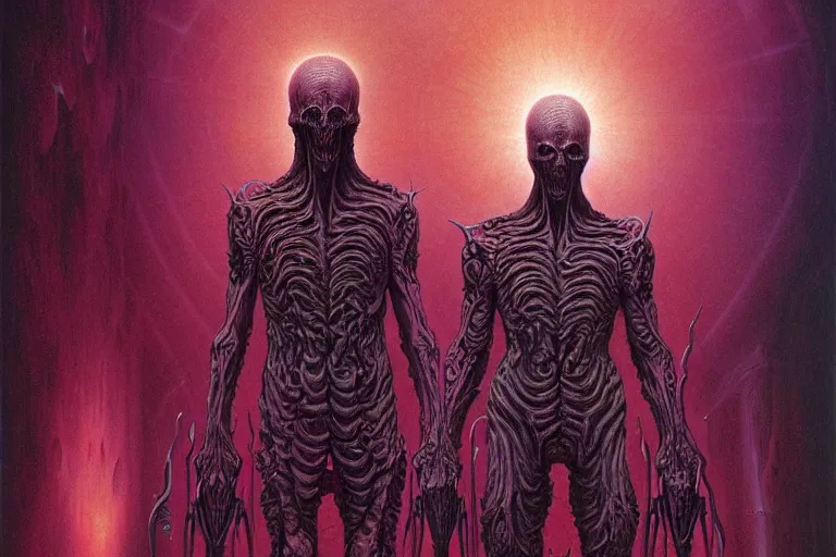 Prompt: that is not fabio fazio which can eternal lie and with strange aeons even death may die, intricate, ultra high definition, ultra detailed, symmetry, sci - fi, dark fantasy, by wayne barlowe