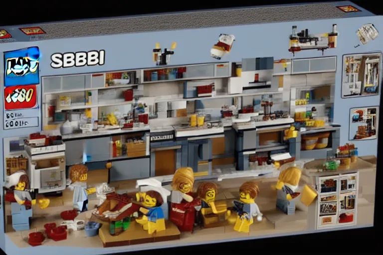 Image similar to kitchen meth lab 1 9 8 5 lego set