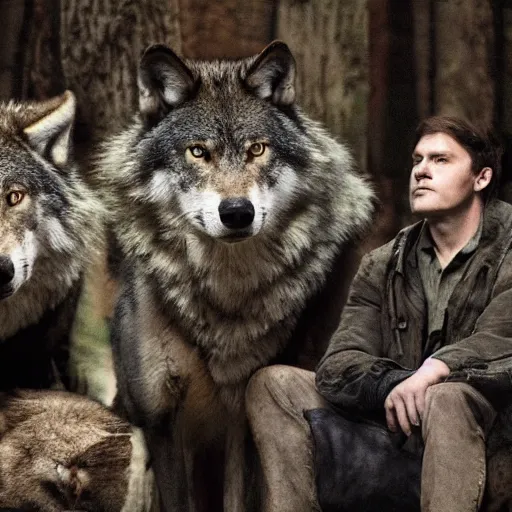 Prompt: the hbo show raised by wolves