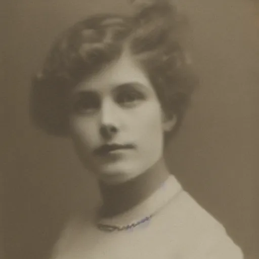 Prompt: early 1900s photograph of jessica rabitt