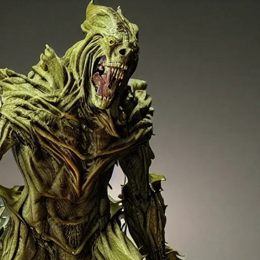 Image similar to darkness maquette from ridley scott's legend, creature design by rob bottin, highly detailed - h 6 4 0