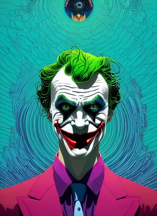 symmetry!! stunning portrait of the joker, by victo | Stable Diffusion ...