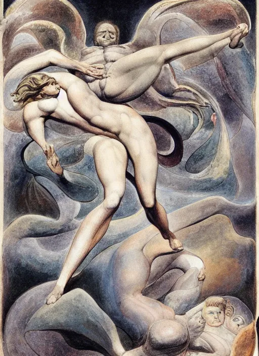 Prompt: artwork by william blake and boris vallejo 8 k