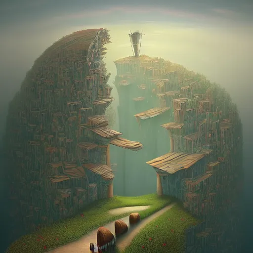 Image similar to dawn of knowledge by gediminas pranckevicius