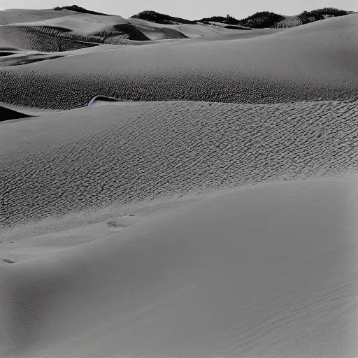 Image similar to A photograph of sand dunes by Ansel Adams