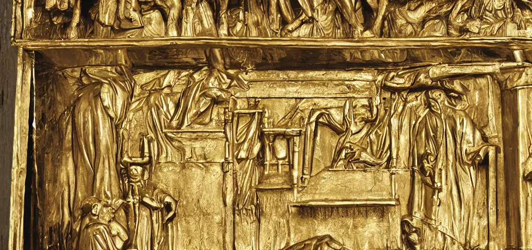 Prompt: Detailed close-up of the Ark of the Covenant,