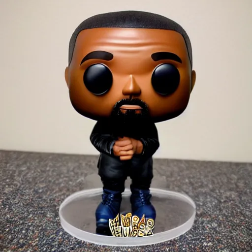 Image similar to Funko pop of Kanye West