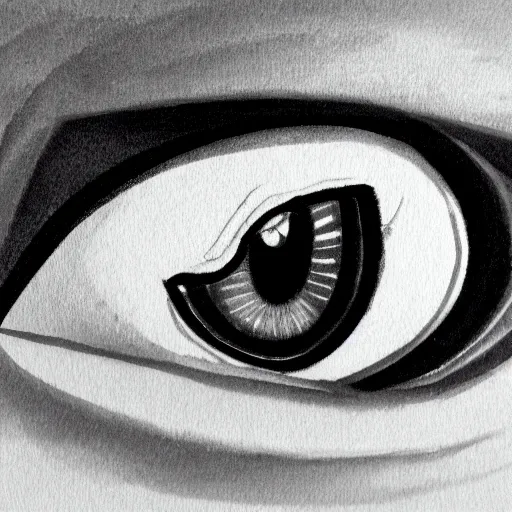 Prompt: an eye, in the style of adam jones