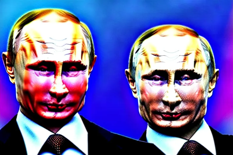 Image similar to putin 🤡, photorealistic, movie still